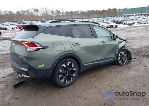 2023 Kia Sportage Plug-In Hybrid X-Line из США, поврежденный, VIN KNDPYDAH6P7062376